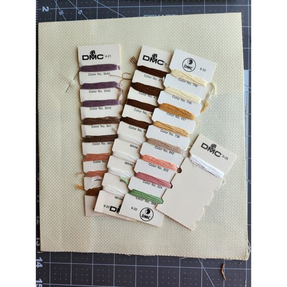 Vintage 1978 Charles Craft Precious Moments Cross Stitch Kit BRIDE GROOM B17 - Picture 5 of 5